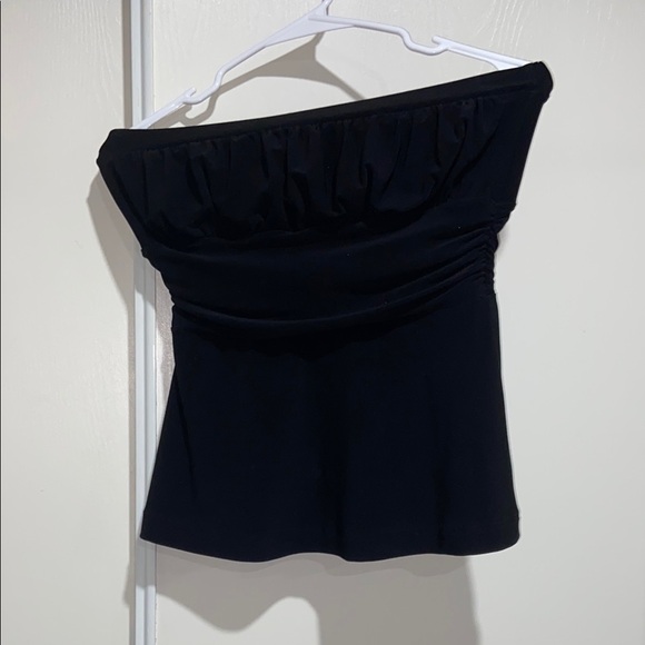 White House Black Market Strapless Top in Black - Picture 1 of 3
